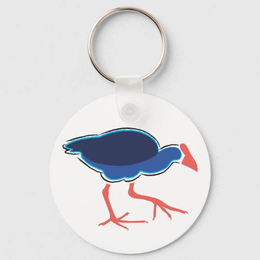Pukeko Sleutelhanger (Voorkant)