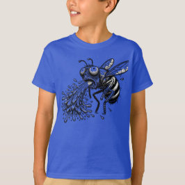 Puking Fly Cartoon Grof en Hilarisch T-shirt