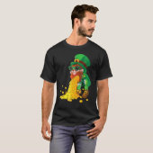 Puking Leprechaun Shirt Funny St Patrick's Day Dri (Voorkant volledig)