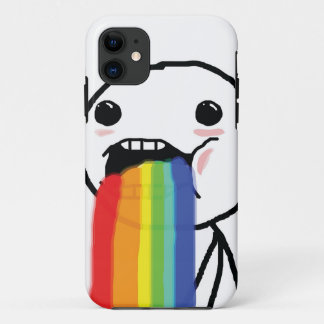 Puking Rainbows iPhone 11 Hoesje