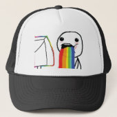 Puking Rainbows Trucker Pet (Voorkant)