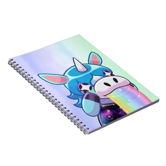 Puking regenbogen - Notitieboek (Rechterzijde)