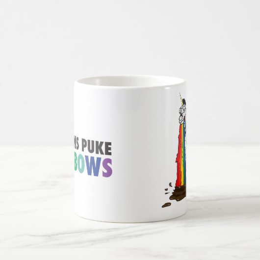 Puking Unicorn Mok (Center)