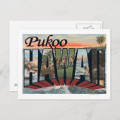 Pukoo, HawaiiLarge Letter ScenesPukoo, HI Briefkaart (Voorkant / Achterkant)