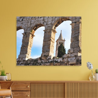 Pula Arena Kroatië Canvas Afdruk
