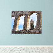 Pula Arena Kroatië Canvas Afdruk (Insitu (Houten vloer))