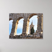 Pula Arena Kroatië Canvas Afdruk (Voorkant)
