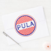 Pula City Pride Embleem – Kroatische identiteit Ronde Sticker (Envelop)