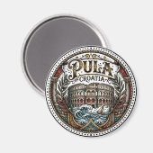 Pula Kroatië Magneet (Voorkant / Achterkant)