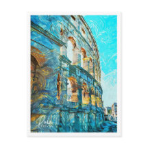 Pula Kroatië Mooi olieverflandschap