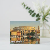 Pula Kroatië Reizen Briefkaart (Staand voorkant)