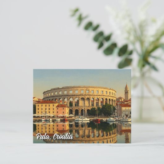 Pula Kroatië Reizen Briefkaart (Staand voorkant)