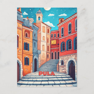 Pula Kroatië Reizen Briefkaart