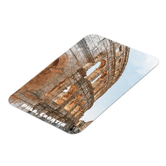 Pula Kroatië Stad Adria Kust Magneet (Linkerzijde)