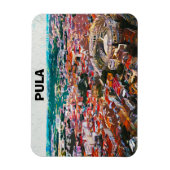 Pula Kroatië Stad Uitzicht Schilderen Magneet (Verticaal)