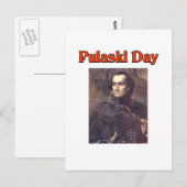Pulaski Day Briefkaart (Voorkant / Achterkant)
