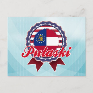 Pulaski, GA Briefkaart