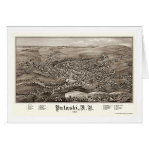 Pulaski, NY Panoramic Map - 1885
