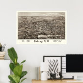 Pulaski, NY Panoramic Map - 1885 Poster (Thuiskantoor)