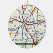 Pulaski TN Keramisch Ornament (Links)