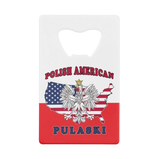 Pulaski Wisconsin Pools Creditkaart Flessenopener (Voorkant)