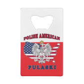 Pulaski Wisconsin Pools Creditkaart Flessenopener (Achterkant)