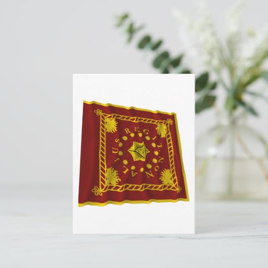 Pulaski's Legion Flag Briefkaart (Staand voorkant)