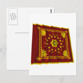 Pulaski's Legion Flag Briefkaart (Voorkant / Achterkant)