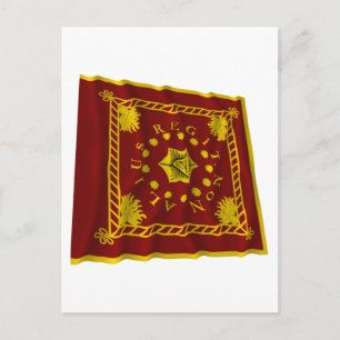 Pulaski's Legion Flag Briefkaart