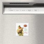 PULCINELLA  ITALIAANS KOKEN PARTY ,wit Magneet (Insitu (Vaatwasser))