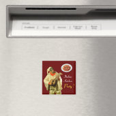 PULCINELLA ITALIAN KITCHEN ARTIJ, rood Magneet (Insitu (Vaatwasser))