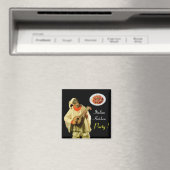 PULCINELLA ITALIAN KITCHEN ARTIJ, zwart Magneet (Insitu (Vaatwasser))