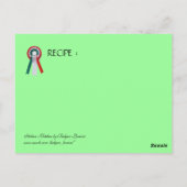 PULCINELLA ITALIAN KITCHEN PTY Oranje Recipe Briefkaart (Achterkant)