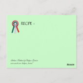 PULCINELLA ITALIAN KITCHEN PTY Red Recipe Briefkaart (Achterkant)