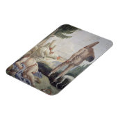 Pulcinella op feestdag magneet (Linkerzijde)