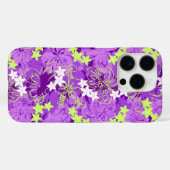 Pulelehua Butterfly Hibiscus Hawaiian Paars Case-Mate iPhone Case (Achterkant (horizontaal))