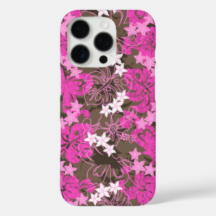 Pulelehua Butterfly Hibiscus Hawaiian Pink iPhone 16 Pro Hoesje
