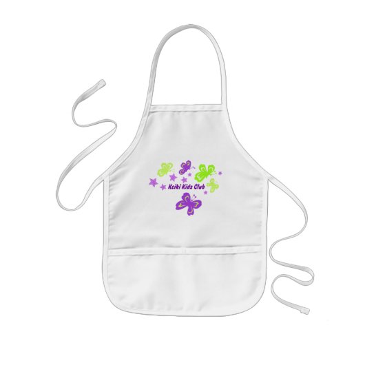 Pulelehua (Vlinder) Kinder Aprons Schort (Voorkant)