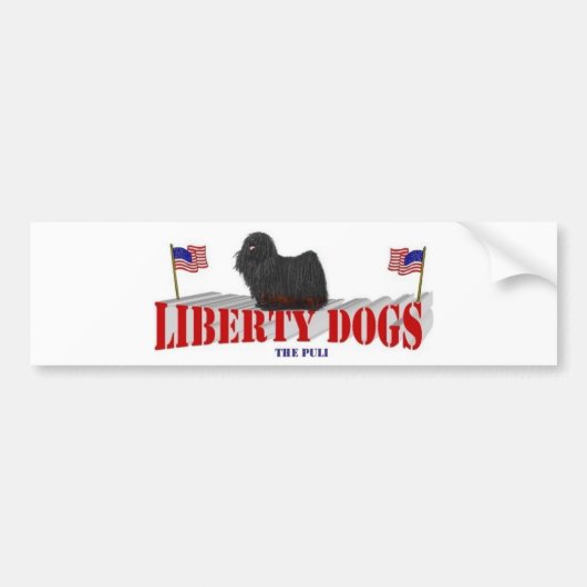 Puli Bumpersticker (Voorkant)