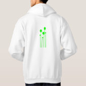 Puli cool Floral grün Hoodie (Achterkant)