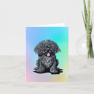 Puli Dog Blank Note Cards Kaart