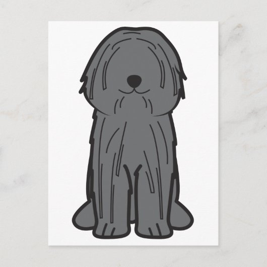 Puli Dog Cartoon Briefkaart (Voorkant)