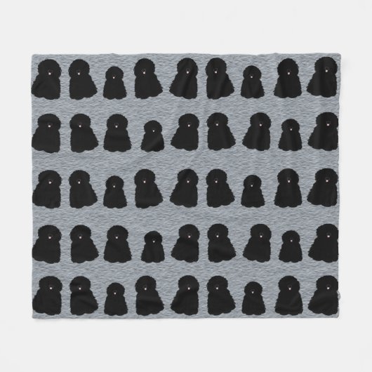 Puli Fleece Blanket Deken (Voorkant (Horizontaal))
