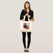 Puli Halloween-Snoep Grote Tote Bag (Voorkant (model))