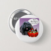 Puli Halloween-Snoep Ronde Button 5,7 Cm (Voorkant /achterkant)