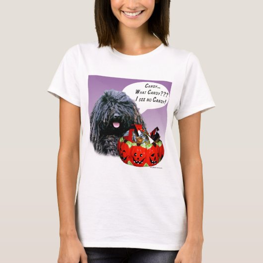 Puli Halloween-Snoep T-shirt (Voorkant)