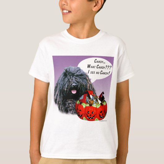 Puli Halloween-Snoep T-shirt (Voorkant)