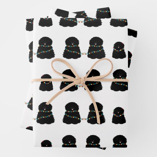Puli Holiday Wrapping Paper Sheets (In situ)