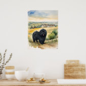 Puli - Hond Art Print (Keuken)
