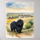 Puli - Hond Art Print (Voorkant)